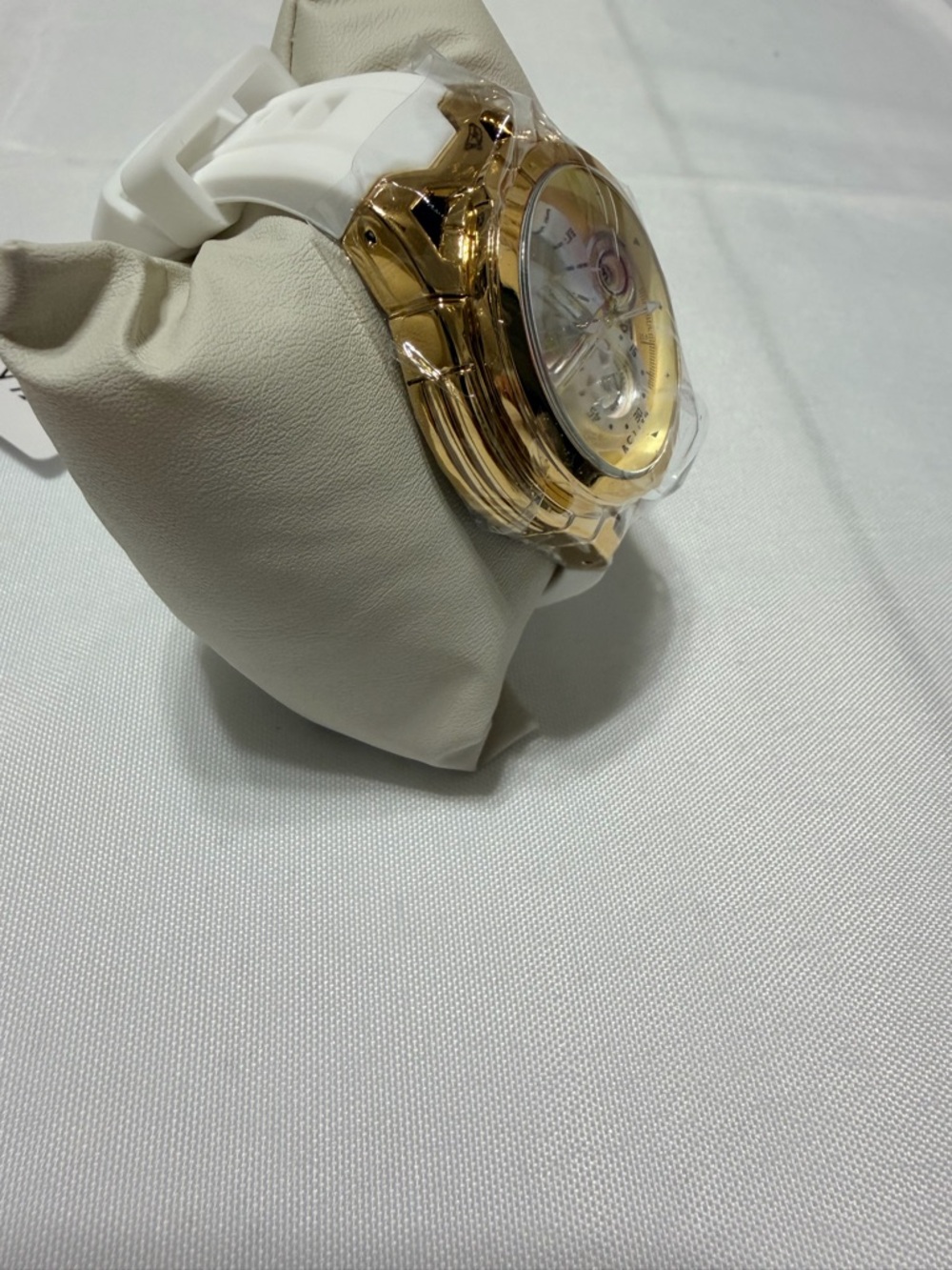 Activa by Invicta Gold-Tone Chronograph Watch with White Strap - Picture 3 of 7